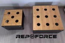REP FORCE Barbell Bar Rack Vertical Storage Bar Rack 5-hole Bar Rack 9-hole Bar Rack (Integral Laser Cutting)
