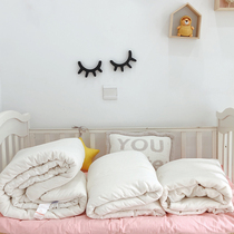  Pure cotton breathable newborn infants spring summer autumn and winter gauze cotton quilt core baby kindergarten dormitory quilt mattress