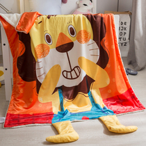  Autumn and winter blankets do not fade and do not shed hair Childrens kindergarten baby stroller small blankets Dormitory single double bed blanket