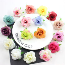 DIY Mori department handmade floral ring material European style tea flower bud emulation rose head Mori tearas for decorative accessories