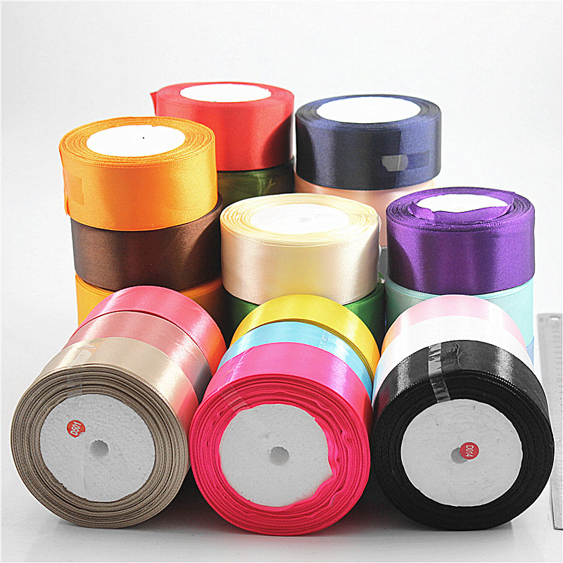 Ribbon Ribbon Ribbon Colorful Chair Back Bow 4CM Wide Ribbon Wedding Ribbon Roll