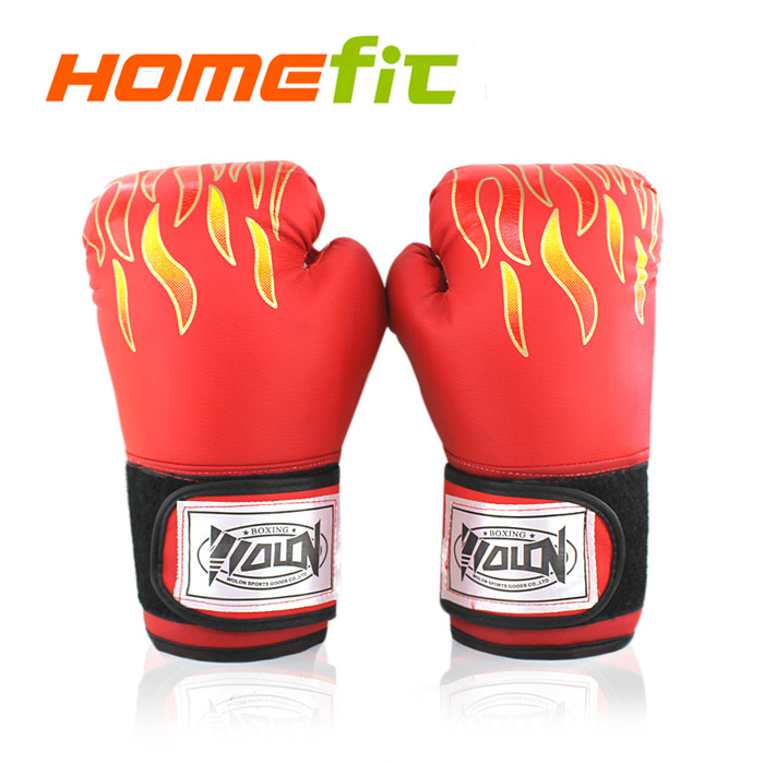 Flame Boxing Sanda Gloves Adult Children's Room Sanda Muay Thai Gloves Professional Sandbag Gloves