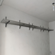 Large load-bearing garage storage room wall rack disassembly stainless steel wall rack basement moisture-proof wall rack