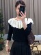 Spring wear ruffled off-shoulder sweater women's 2026 new style unique and beautiful one-shoulder top