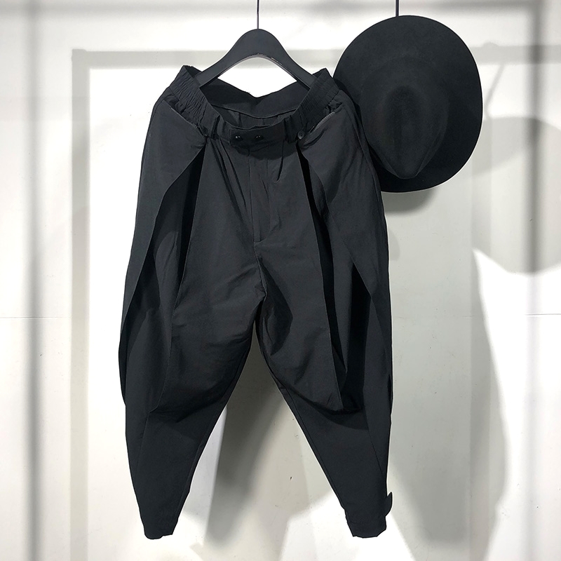 Description Picture 2 of itemNew Original trendy men's simple and loose Harlan leggings in Harajuku style personalized solid color versatile radish pants