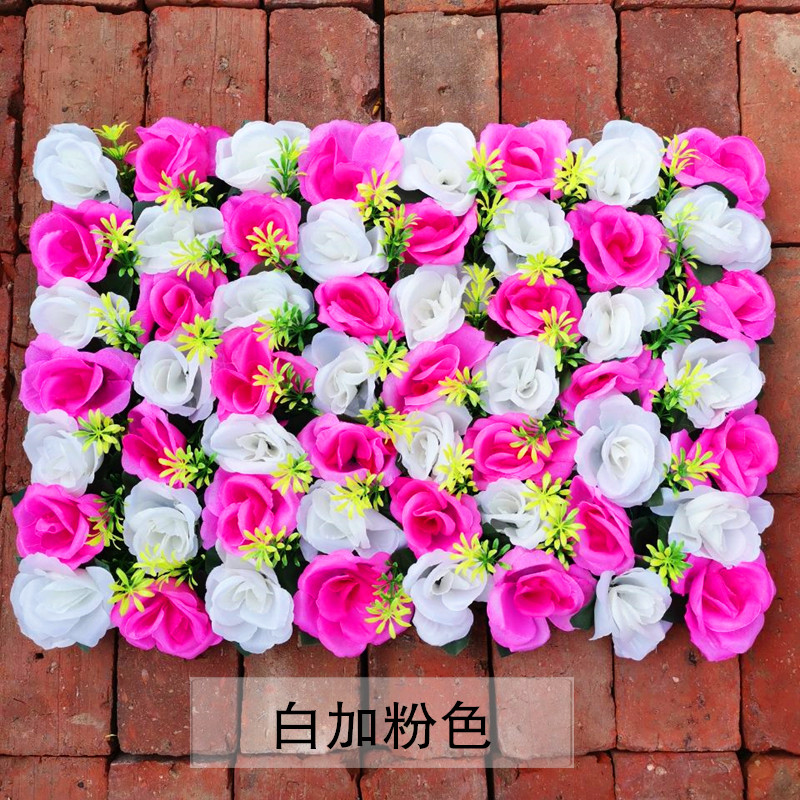 Wedding large row flower decoration making arch flower row flower wall knot wedding arrangement flower row aisle decoration flower row