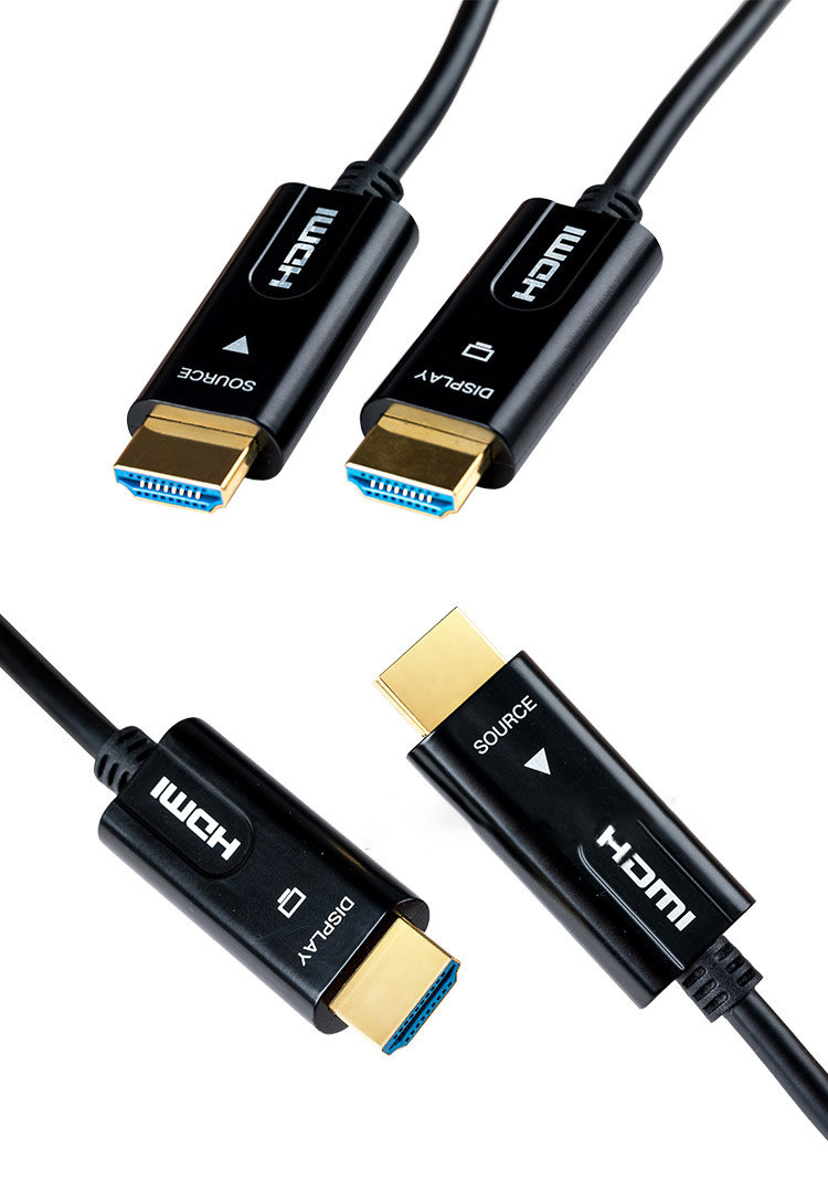 Кабель HDMI 光纤hdmi线2.0版4k高清数据线电脑电视连接线20米30米50米100米