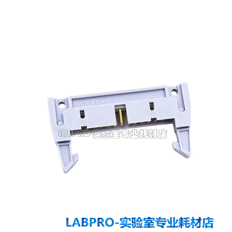 台湾正凌精工Nextron DC2-26P弯针 镀金3U卡钩牛角插座 原装直销