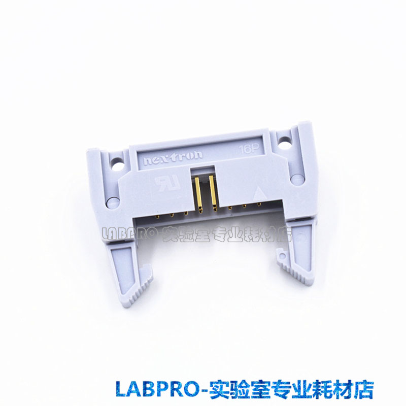 台湾正凌精工Nextron DC2-16P弯针 镀金3U卡钩牛角插座 原装直销
