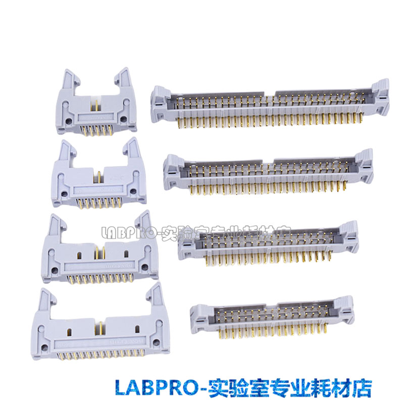 正凌DC2-64 60 50 40 34 30 26 20 16 14 10P弯针镀金3U牛角直销