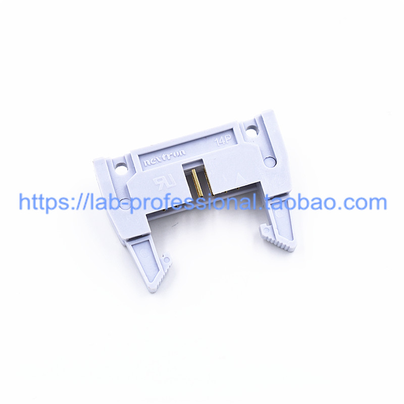 台湾正凌精工Nextron DC2-14P弯针 镀金3U卡钩牛角插座 原装直销