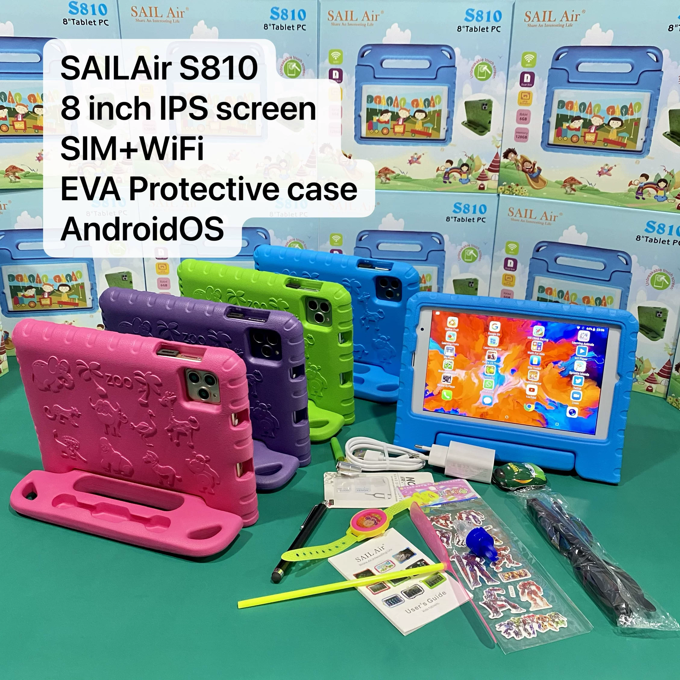 [SAILAirS810 SIM+WiFi 8 дюймов детский планшет Русский]