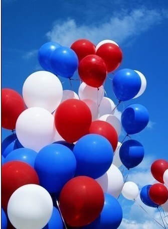 Bright Light Studio Photography 12inch Photo Shoot Red, White, and Blue Balloons: 20 Red, 20 White, 20 Blue