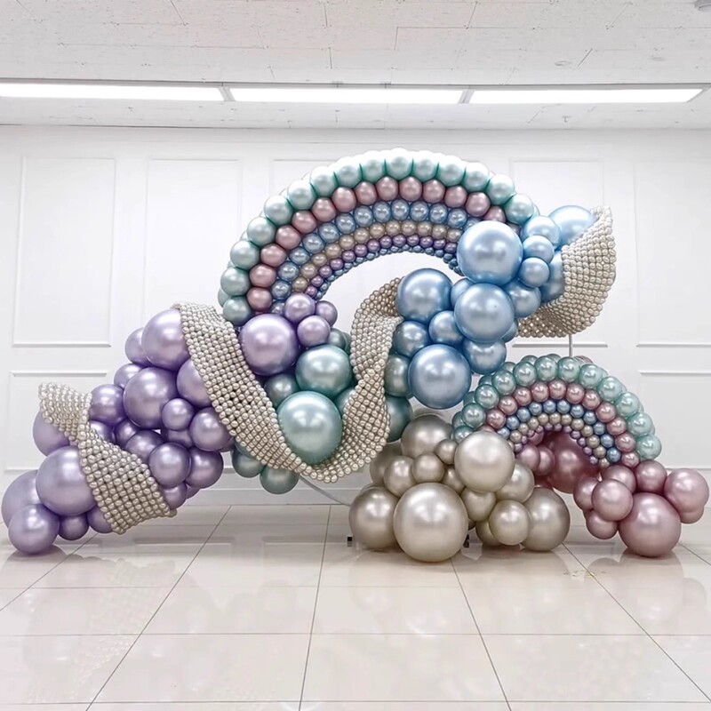 New Sempertex Imported Silk Color Series Colombian Long Strip Birthday Party Wedding Decoration Ball