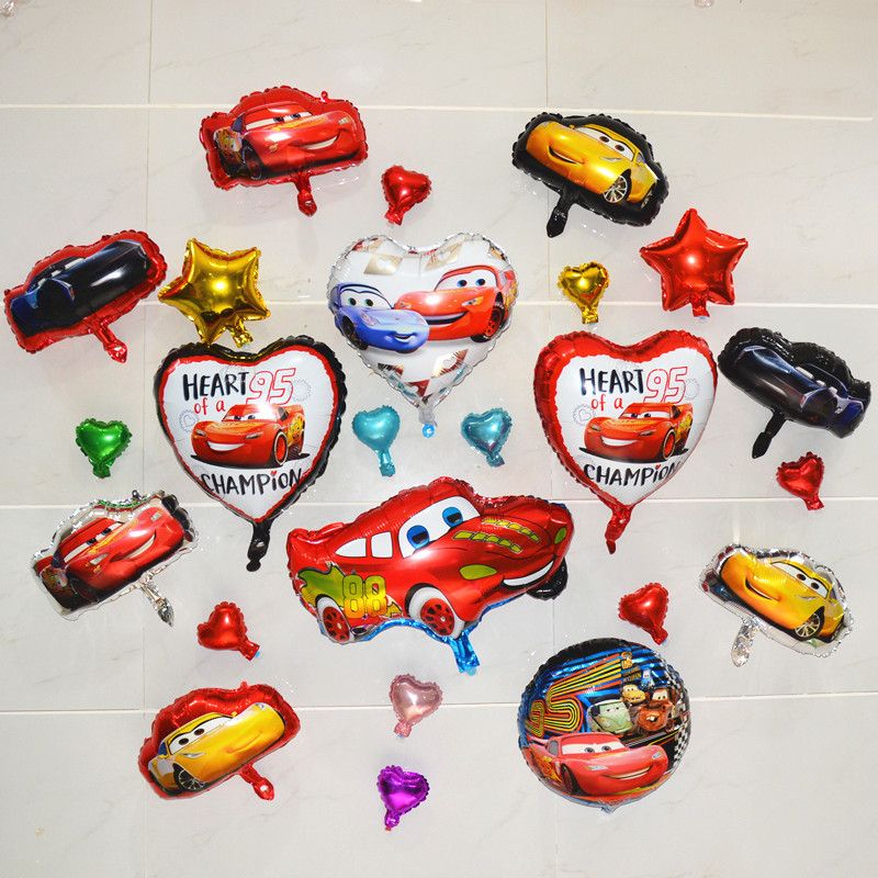 Mcqueen Cars Thomas the Tank Engine Aluminum Foil Balloons Birthday Party Decoration Aluminum Film Balloons