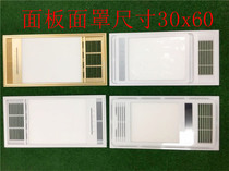 Integrated Ceiling Multifunction Bath Bully Panel Mask Replacement Light Board Recessed LED Lighting 30x60 gold white