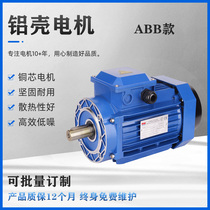 Weibang mechanical and electrical YS8014 three-phase asynchronous motor aluminum shell motor 0 55KW Dongguan mechanical and electrical manufacturers direct sale