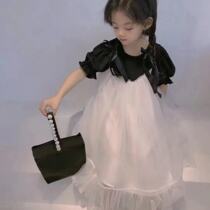 South Korean childrens dress girls dress 2021 Summer new Child Ocean Gas Little Princess Grace Skirt Dress Dress Dress dress