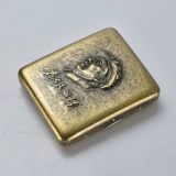 Оригинальный трехмерный бронзовый медный ретро портативный портсигар из нержавеющей стали