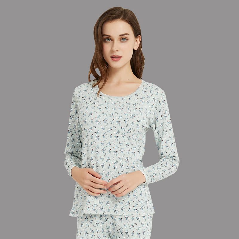 Hengyuanxiang quần áo mùa thu mùa thu quần mens Womens và thiết cotton mỏng áo len ấm áp dưới vài đồ lót bông.