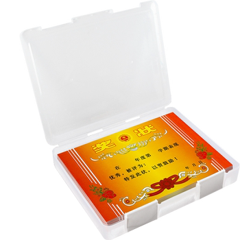 A4 award storage box transparent large capacity