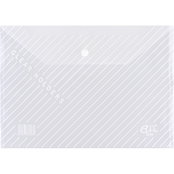 20 a4 file bags snap-type information bag transparent