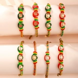 Плетеный детский браслет из красной нити ручной работы, подарок на день рождения