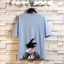 Great Boy Short Sleeve T-shirt 2021 Summer Dress New 13 Fat Boy Blouse 12 Student Half Sleeve 15 Year Old Teen Tide Clothing