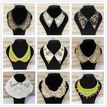 Fake Collar Womens Clothing String Beads Fake Collar Decoration Finished Fake Collar Necklace Womens Fake Collar Linings Shirt Collar Multiple Entry