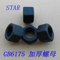 GB6175 10 Grade 9 thickened nuts thickened hexagonal nuts M10 12 16 20 24 30 48-M64