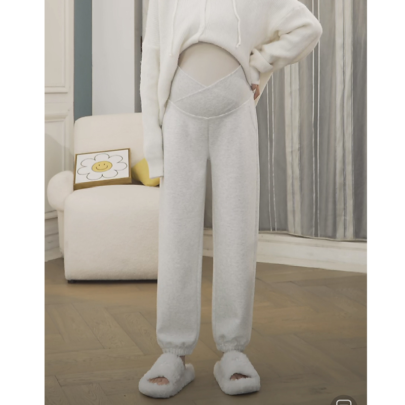 Maternity Pants Spring and Autumn New Style Quality Sweatpants 2025 Autumn Fashion Outerwear Loose Cuffed Low-Waist Belly Support Pants Maternity Pants Spring and Autumn New Style Quality Sweatpants 2025 Autumn Fashion Outerwear Loose Cuffed Low-Waist Belly Support Pants