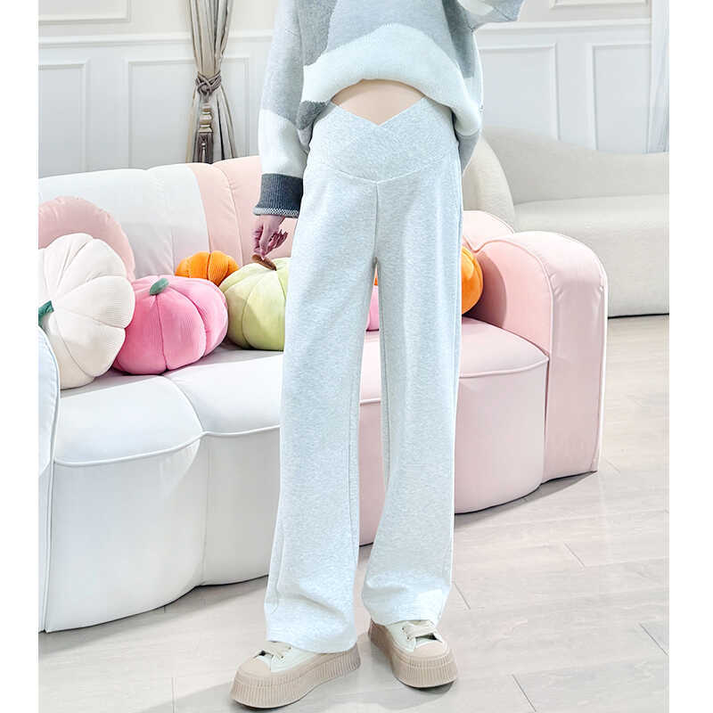 Maternity Pants, Spring and Autumn Wide-Leg Pants, Fashionable Outerwear, New Casual Straight-Leg Sports Pants, Petite Belly-Supporting Pants Maternity Pants, Spring and Autumn Wide-Leg Pants, Fashionable Outerwear, New Casual Straight-Leg Sports Pants, Petite Belly-Supporting Pants