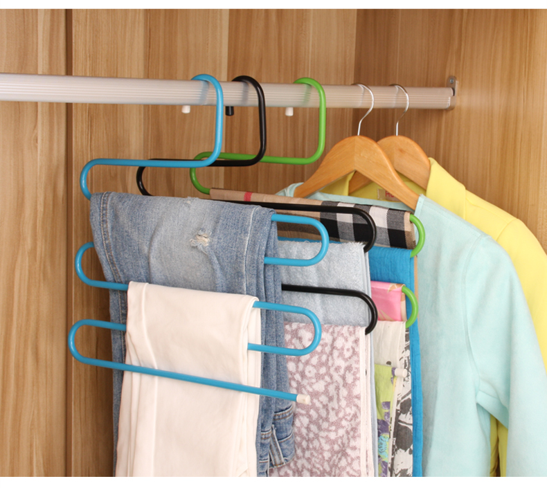 贩美丽 多功能S形裤架 ¥8.5包邮 可挂5条裤子 贩美丽 多功能S形裤架 ¥8.5包邮 可挂5条裤子