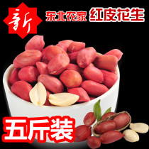 New Peanuts Raw New Red Peanuts Farm-produced Bulk Four Red Hand Peeled Peanuts 5kg