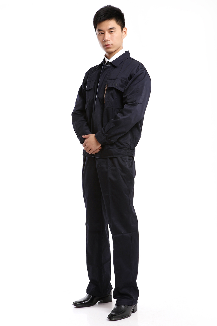 Bộ đồ kỹ thuật cotton phù hợp với mùa thu và bộ đồ mùa đông quan ao nam