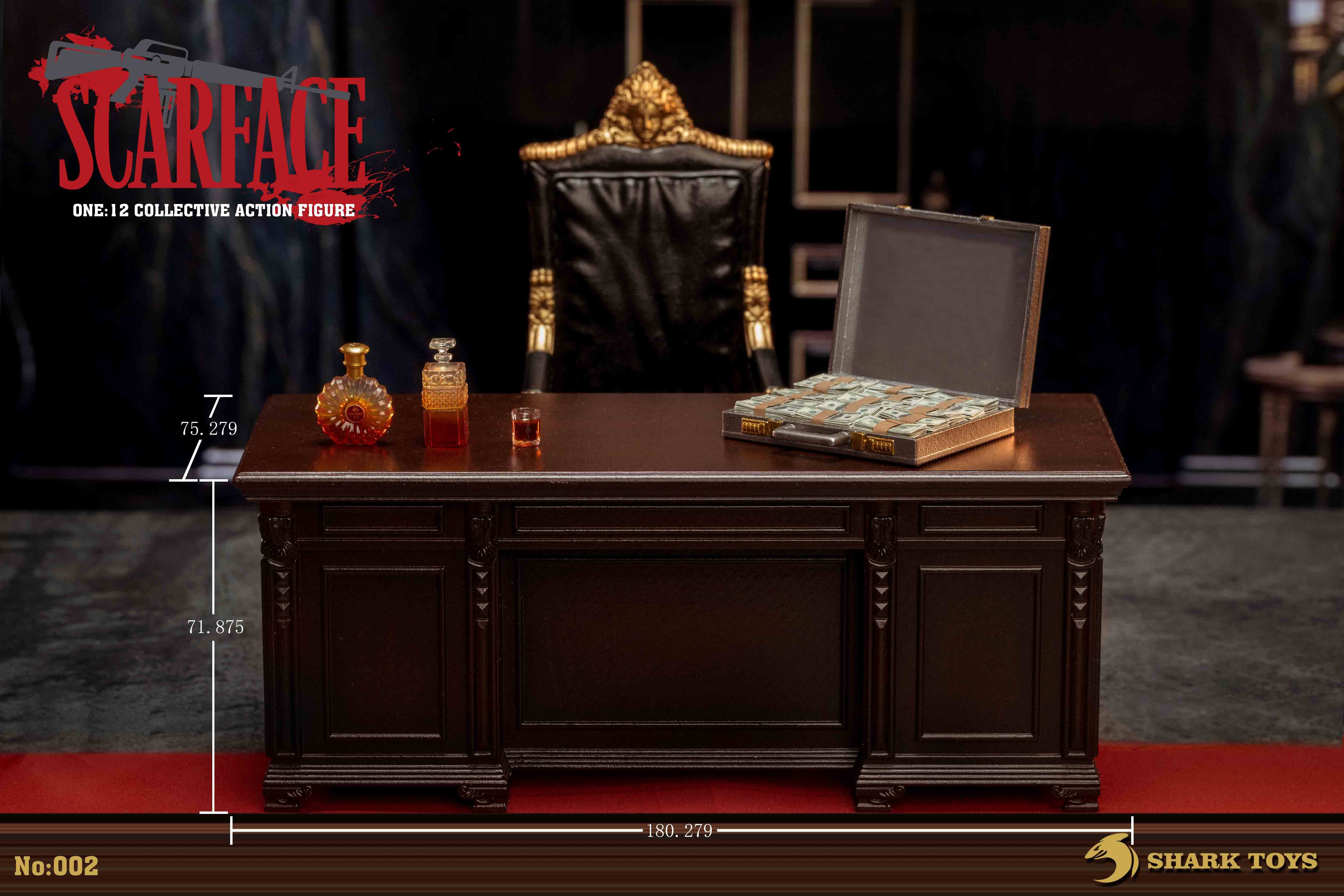 SHARK TOYS Scarface 1/12 Action Figure Collection 6'' Deluxe Ver