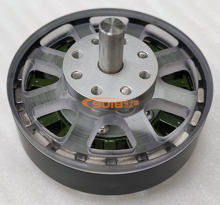 M6 6010 Disc Brushless Motor Loose Parts Three-Phase Permanent Magnet Generator Model Aircraft Motor Teaching DIY Kit