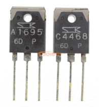 New original Sanken high power audio amplifier tube to tube transistor A1695 C4468