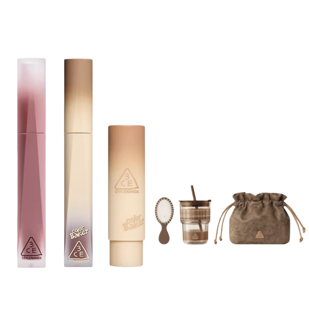 【礼物】3CE丝绒唇釉升级 口红哑光滋润裸色橘彩妆女闺蜜送礼