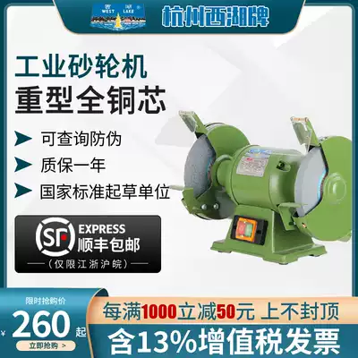 Hangzhou West Lake desktop vertical floor environmental protection dust removal grinder Industrial grade heavy-duty sharpener Metal grinding