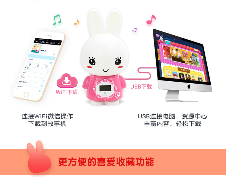 Lửa thỏ G7wifi thông minh giáo dục sớm máy câu chuyện máy bé bé đồ chơi trẻ em câu đố máy chiếu giáo dục sớm