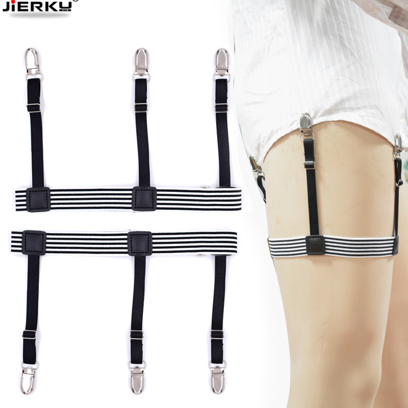 Unisex áo sơ mi áo sơ mi clip chống nhăn trượt phù hợp với áo sơ mi clip vòng đùi dày garter belt