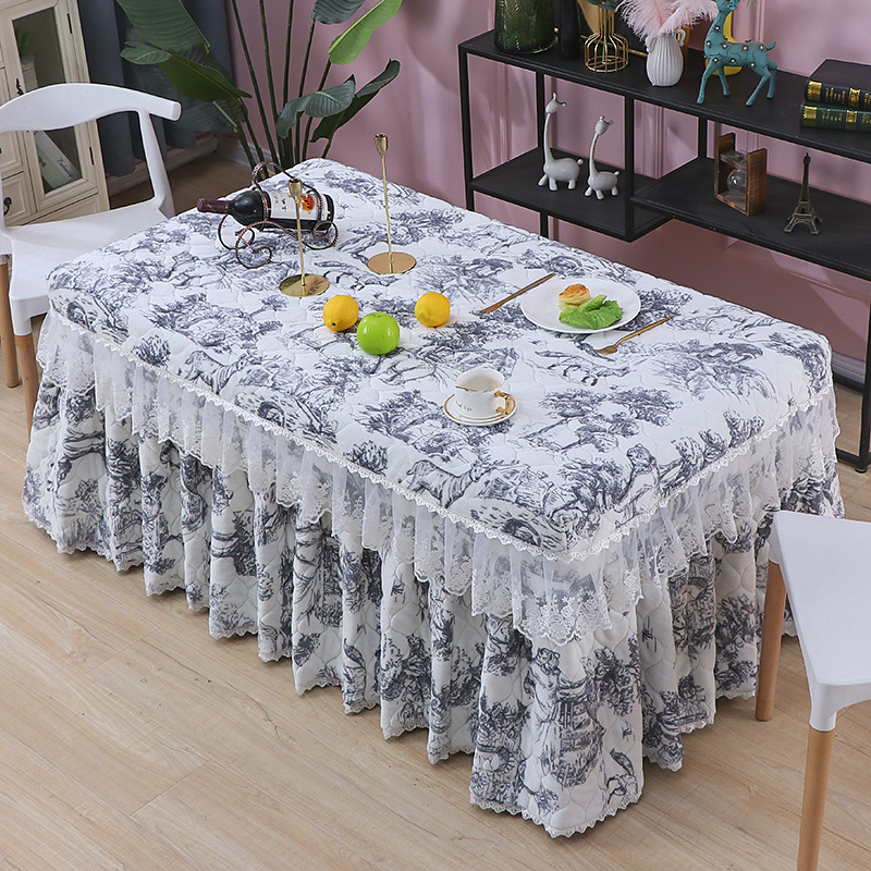 New baking fire cover rectangular thickened baking fire table cover Coral Suede Heating Winter Home Clip Cotton Electric Stove Hood-Taobao