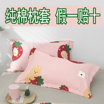 100%cotton pillowcase Single childrens pillowcase cotton 30x50 48x74 Can be customized 40x60x120x150