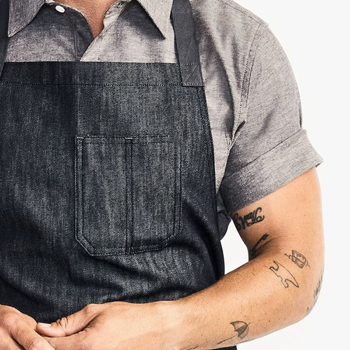 Мужской модный фартук для работы, коллекция 2021, делается под заказ, с печатью вашего логотипа