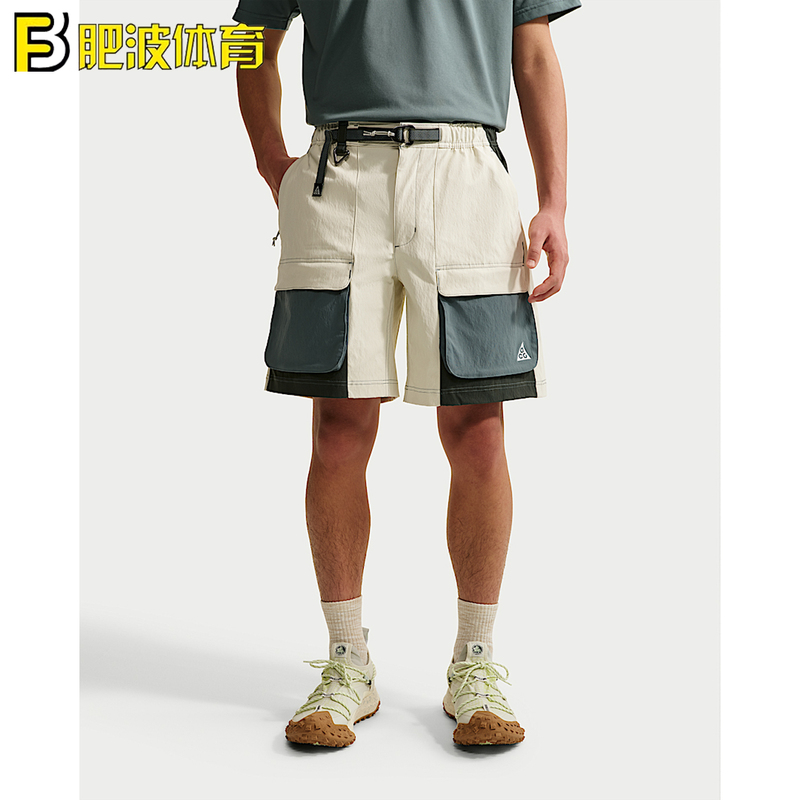 Nike Acg Logo Outdoor Functional Workwear Multi-Pocket Durable Sports Casual Shorts Hv0594-229 Nike Acg Logo Outdoor Functional Workwear Multi-Pocket Durable Sports Casual Shorts Hv0594-229
