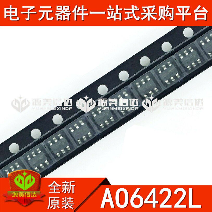 New original AO6422L 6422 patch SOT23-6 N channel MOS field effect tube