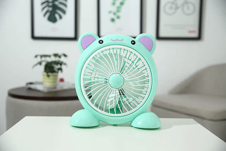 quạt gió mini Phim hoạt hình nhỏ quạt nhỏ sinh viên ký túc xá cắm điện nhỏ quạt nhỏ nhà giường văn phòng câm - Quạt điện quạt 12v