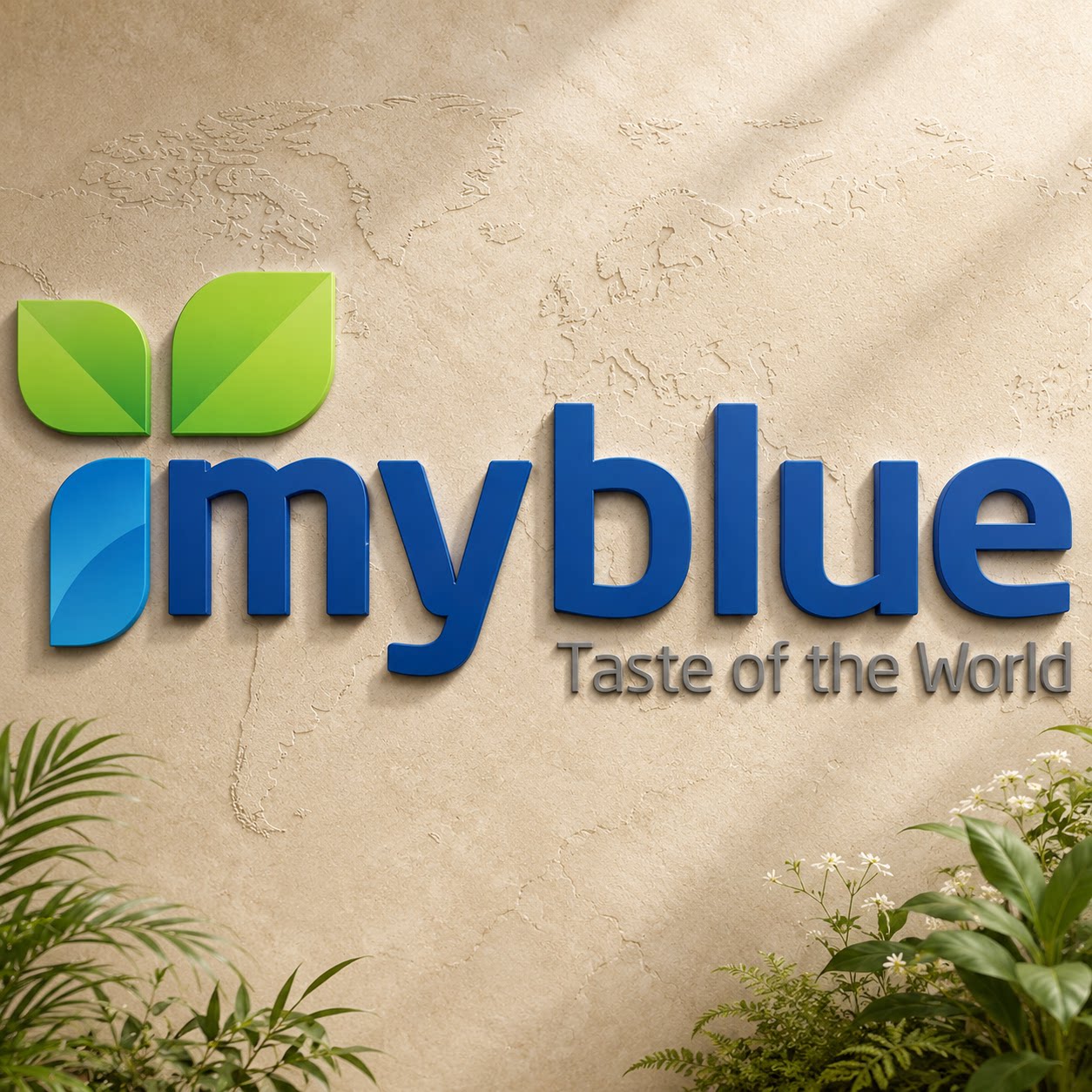 myblue企业店的LOGO