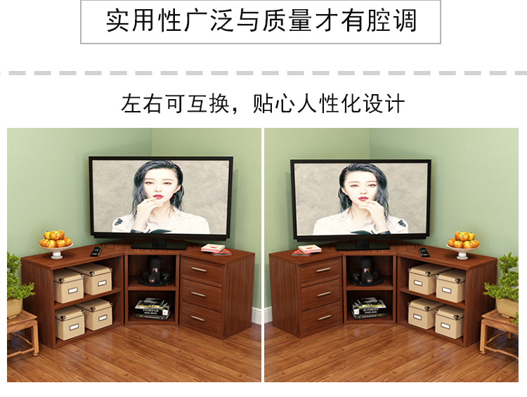 tivi sony 49 inch Góc kết hợp tủ TV Tủ góc Tủ âm thanh tủ âm thanh Tủ Hàn Quốc Tủ đơn giản Tủ tam giác - TV tivi samsung 55 inch giá bao nhiều
